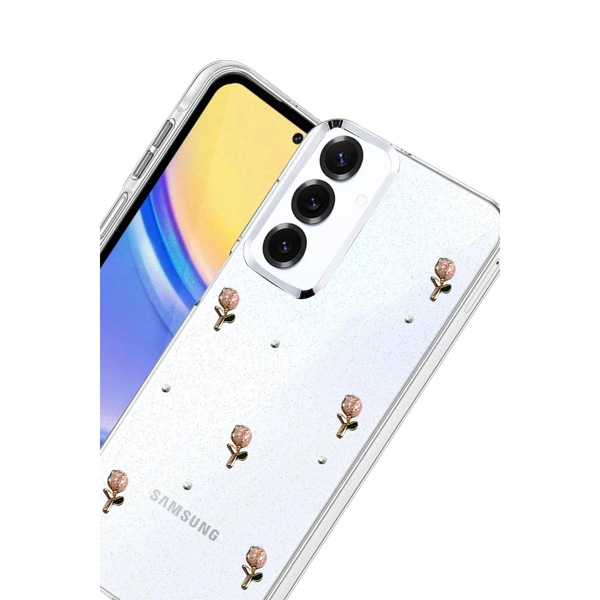 Evimdeyokyok Samsung Galaxy S25 Plus Fiyonk Desenli Kapak - Desen 6