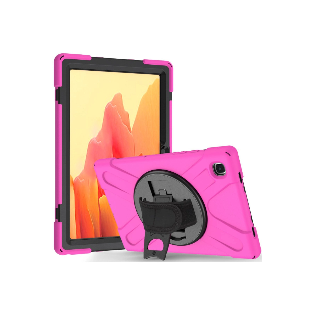Evimdeyokyok Samsung Galaxy T220 Tab A7 Lite 8.7 Kılıf Amazing Tablet Kapak - Pembe