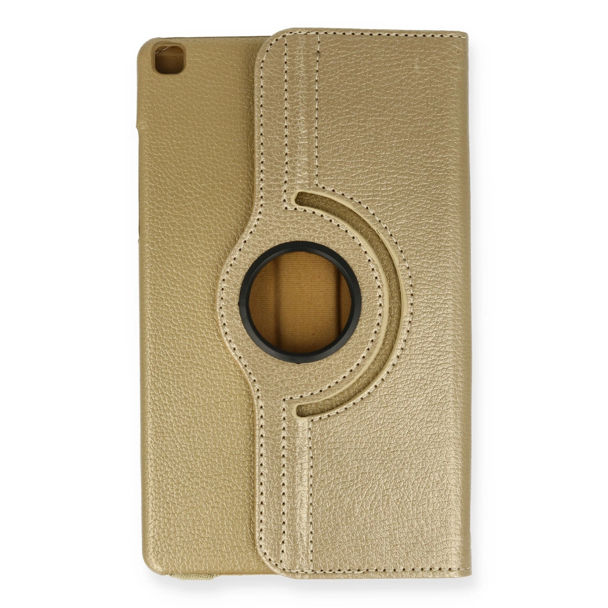 Evimdeyokyok Samsung Galaxy T290 Tab A 8 Kılıf 360 Tablet Deri Kılıf - Gold