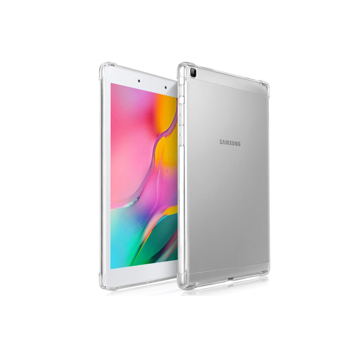 Evimdeyokyok Samsung Galaxy T290 Tab A 8 Kılıf Anti Shock Tablet Silikon - Şeffaf
