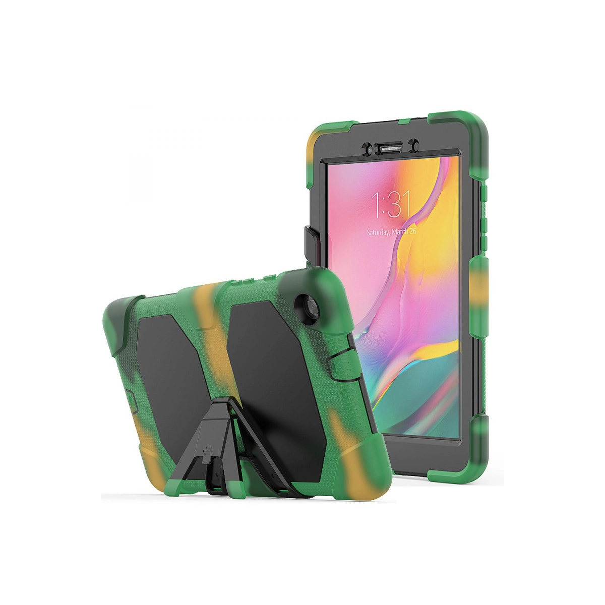 Evimdeyokyok Samsung Galaxy T290 Tab A 8 Kılıf Griffin Tablet Kapak - Kamuflaj