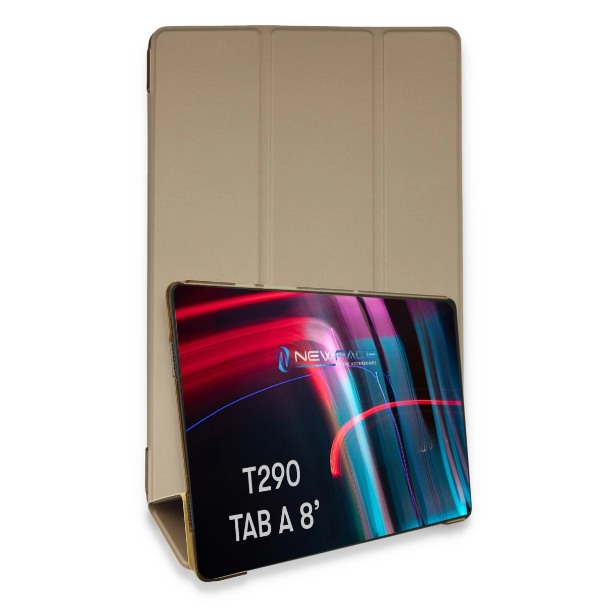 Evimdeyokyok Samsung Galaxy T290 Tab A 8 Kılıf Tablet Smart Kılıf - Gold