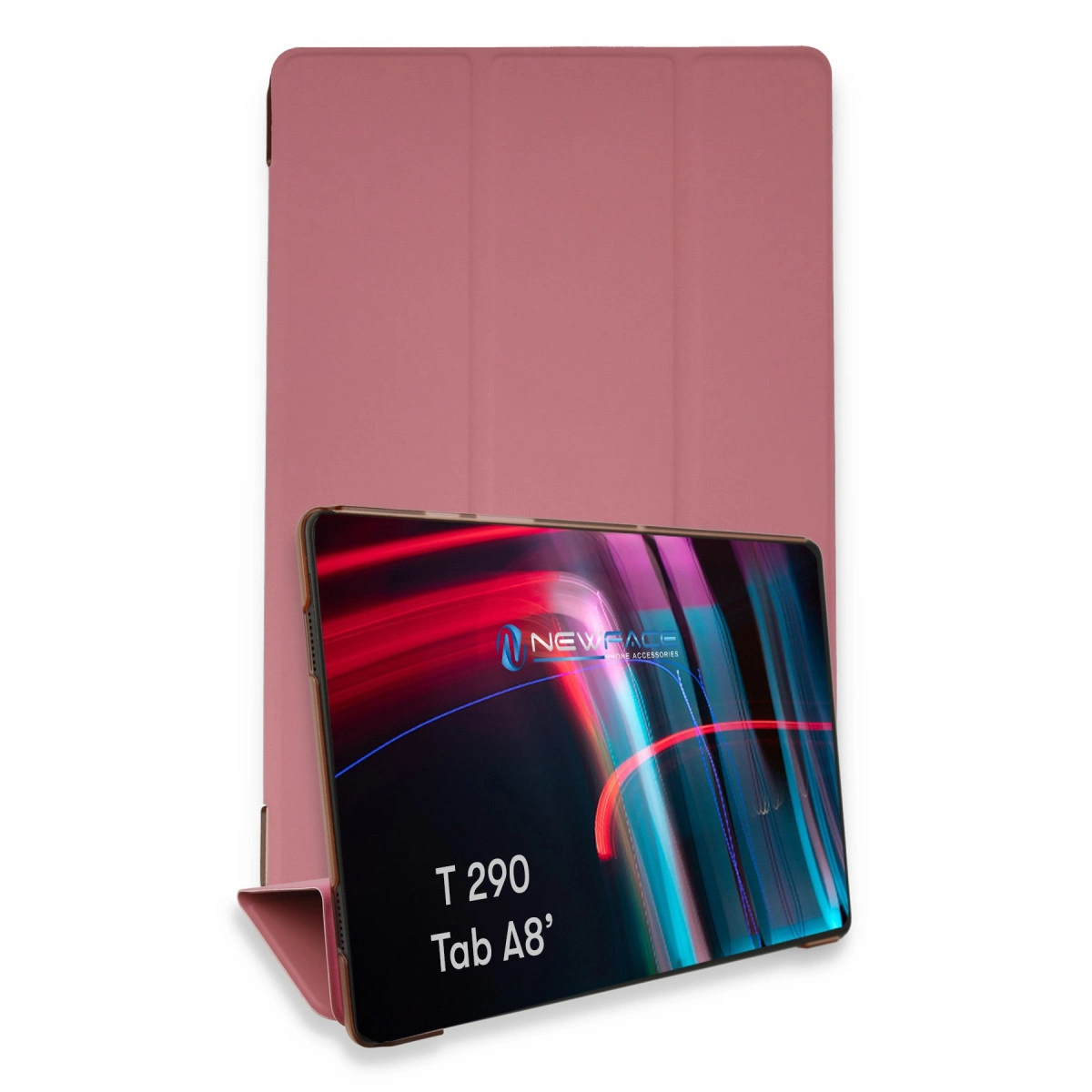 Evimdeyokyok Samsung Galaxy T290 Tab A 8 Kılıf Tablet Smart Kılıf - Pembe