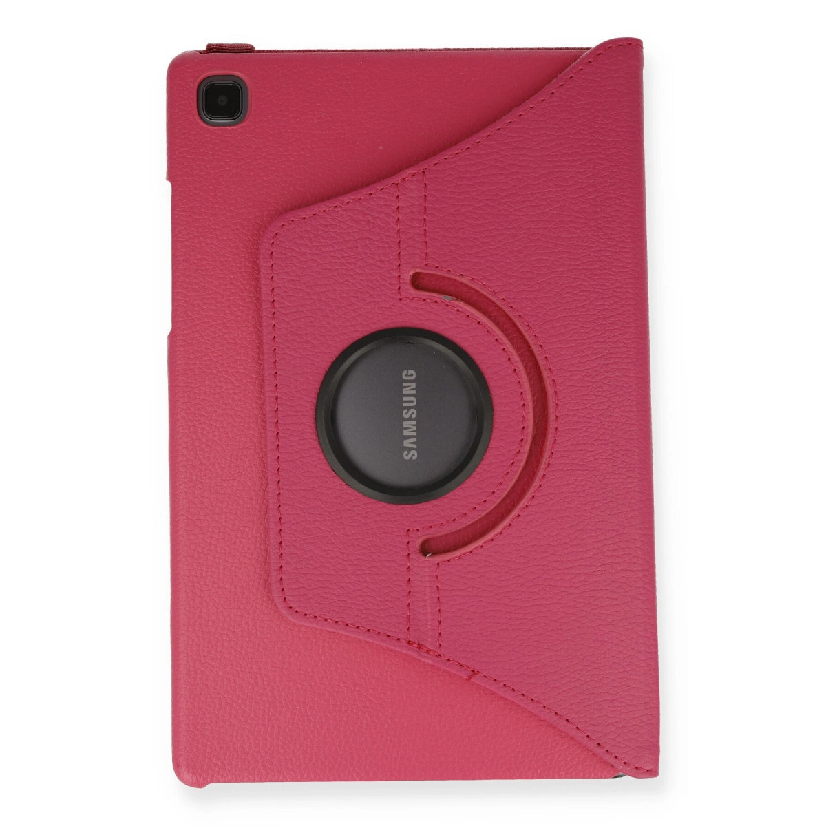 Evimdeyokyok Samsung Galaxy T500 Tab A7 10.4 Kılıf 360 Tablet Deri Kılıf - Pembe
