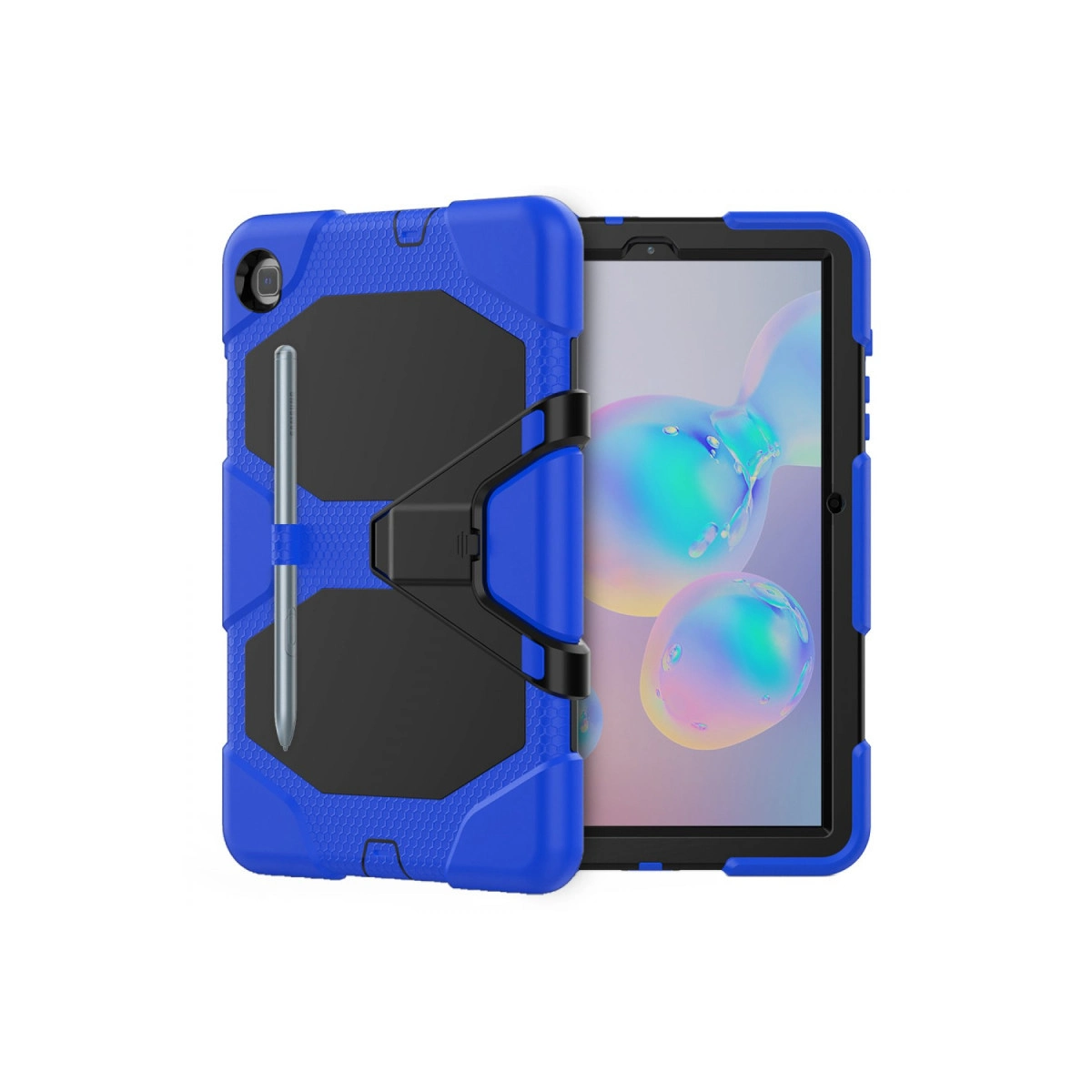 Evimdeyokyok Samsung Galaxy T500 Tab A7 10.4 Kılıf Griffin Tablet Kapak - Mavi