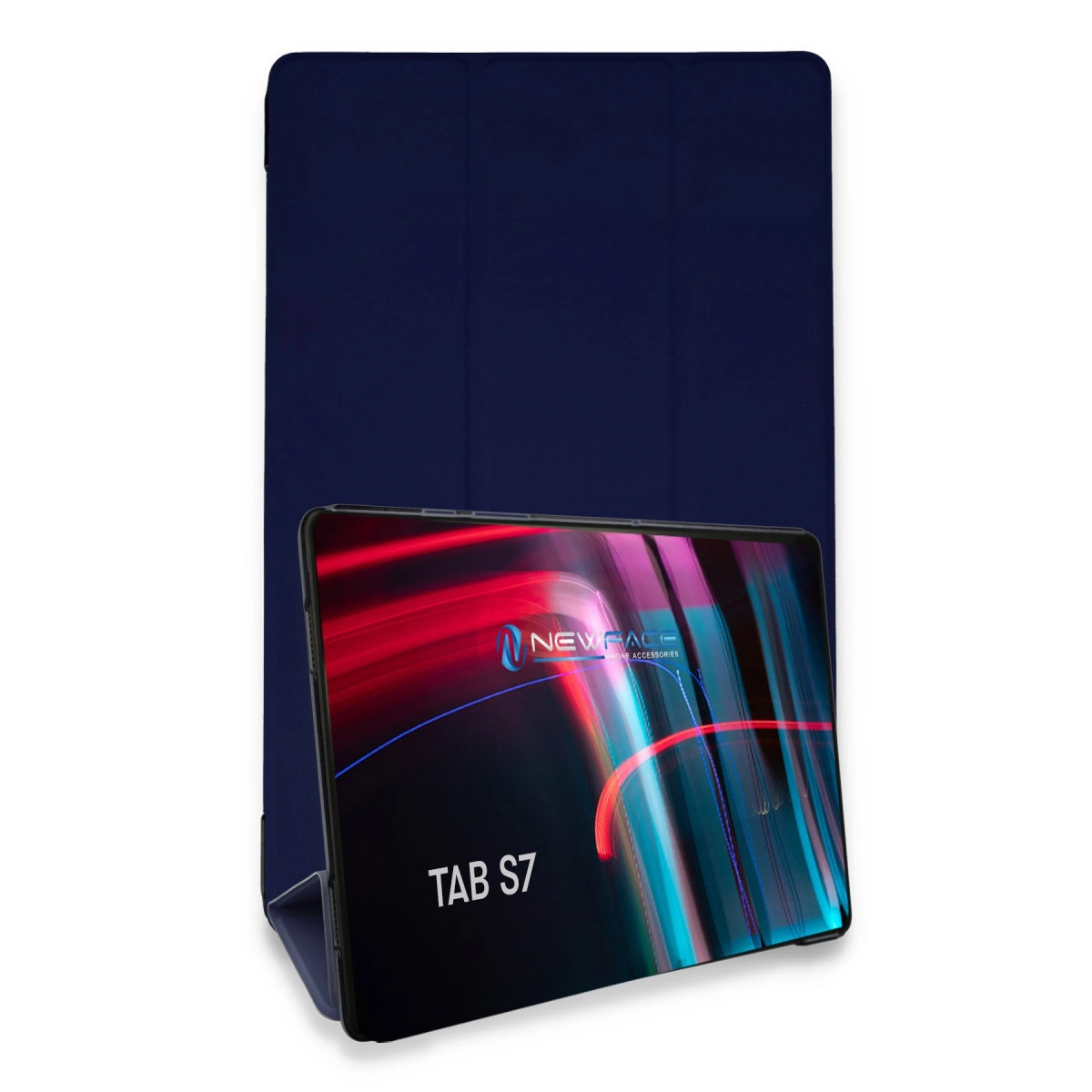 Evimdeyokyok Samsung Galaxy T870 Tab S7 11 Kılıf Tablet Smart Kılıf - Lacivert