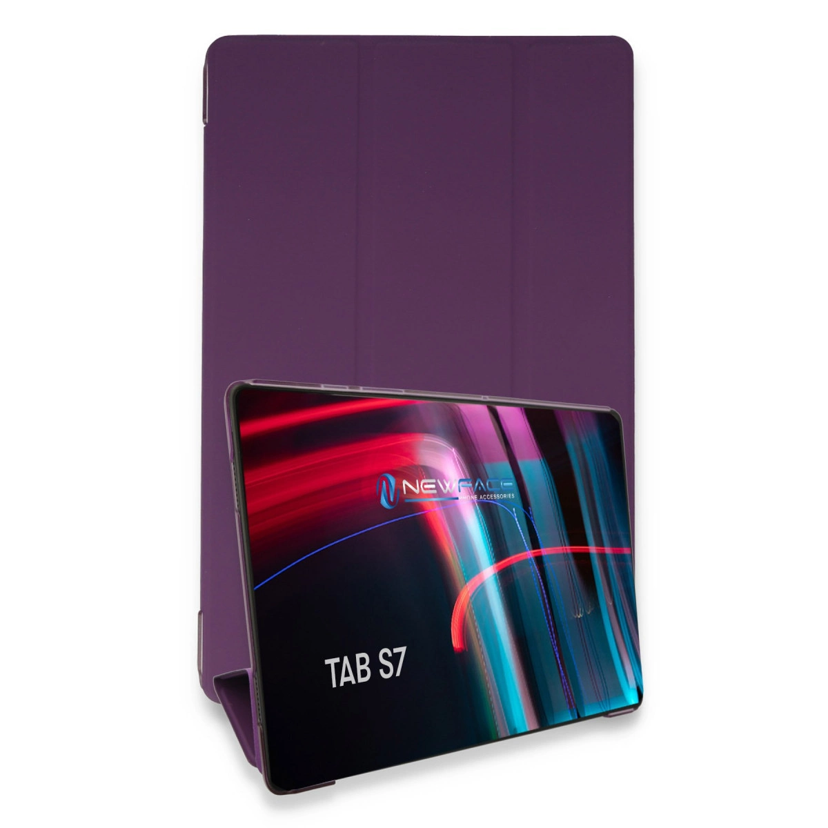 Evimdeyokyok Samsung Galaxy T870 Tab S7 11 Kılıf Tablet Smart Kılıf - Mor