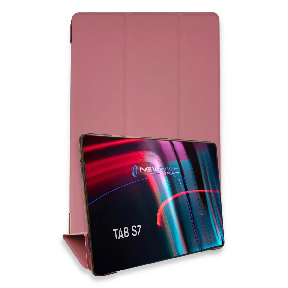 Evimdeyokyok Samsung Galaxy T870 Tab S7 11 Kılıf Tablet Smart Kılıf - Pembe