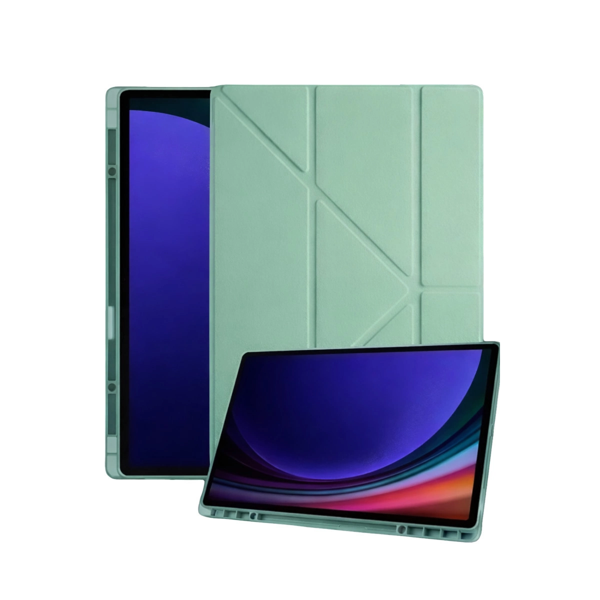 Evimdeyokyok Samsung Galaxy Tab A11 Kalemlikli Mars Tablet Kılıfı - Açık Yeşil