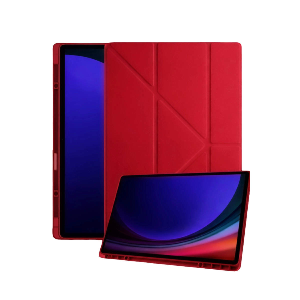 Evimdeyokyok Samsung Galaxy Tab A11 Kalemlikli Mars Tablet Kılıfı - Kırmızı
