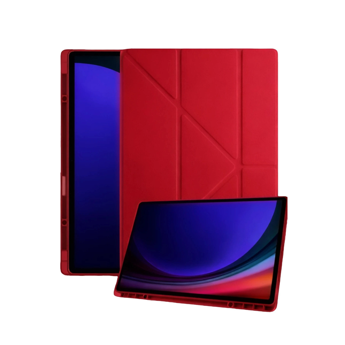 Evimdeyokyok Samsung Galaxy Tab A11 Plus Kalemlikli Mars Tablet Kılıfı - Kırmızı