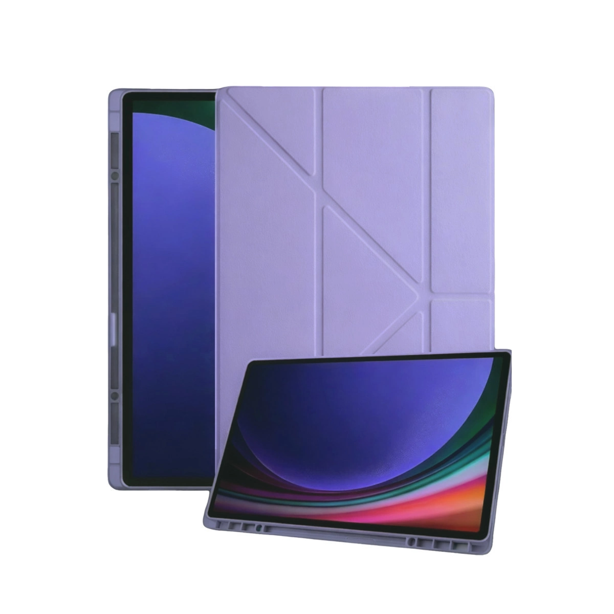 Evimdeyokyok Samsung Galaxy Tab A11 Plus Kalemlikli Mars Tablet Kılıfı - Lila