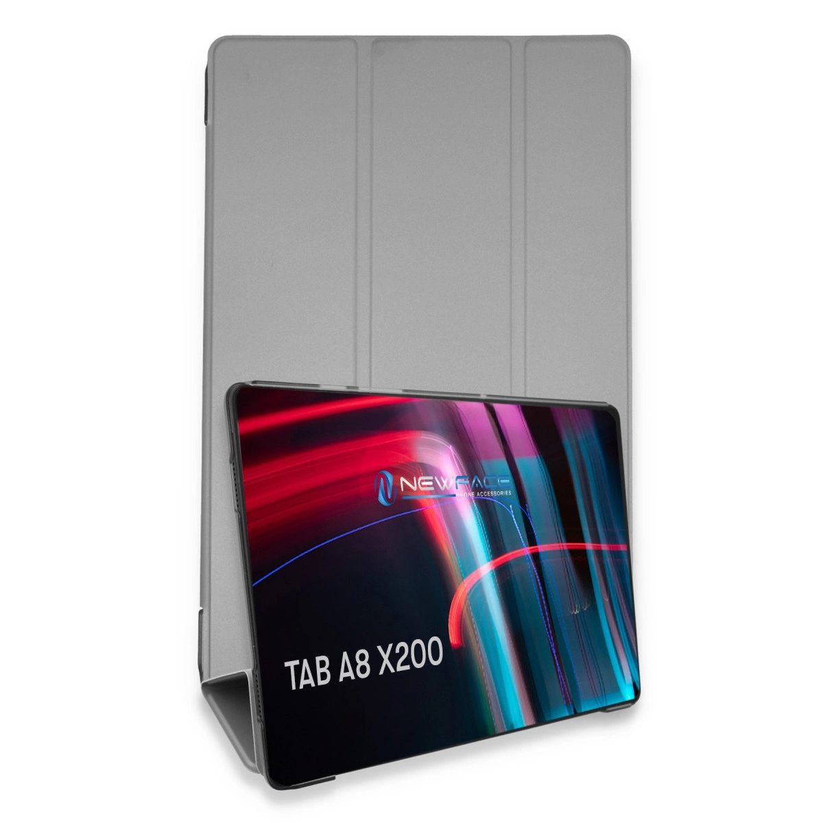 Evimdeyokyok Samsung Galaxy X200 Tab A8 10.5 Kılıf Tablet Smart Kılıf - Gri