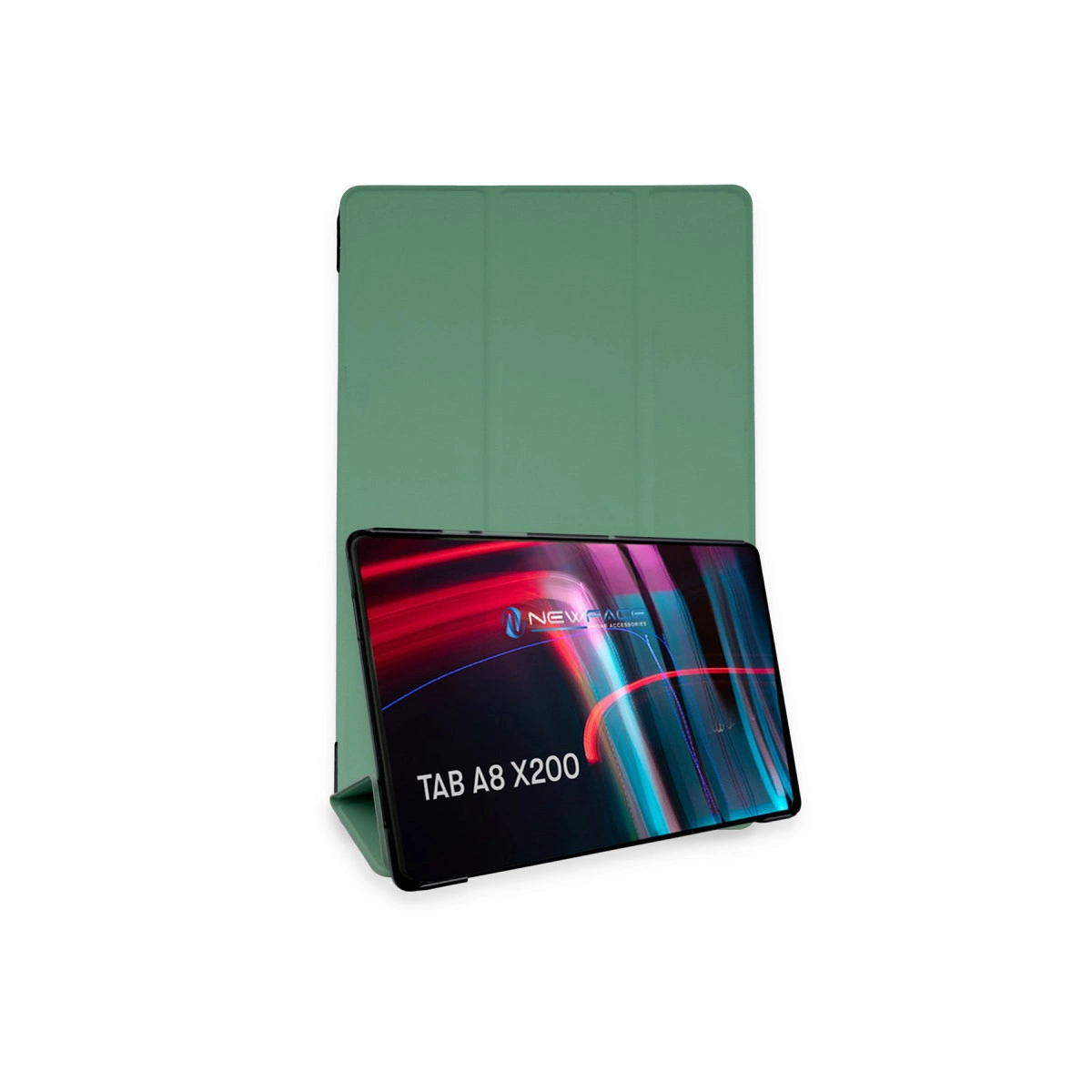 Evimdeyokyok Samsung Galaxy X200 Tab A8 10.5 Kılıf Tablet Smart Kılıf - Koyu Yeşil