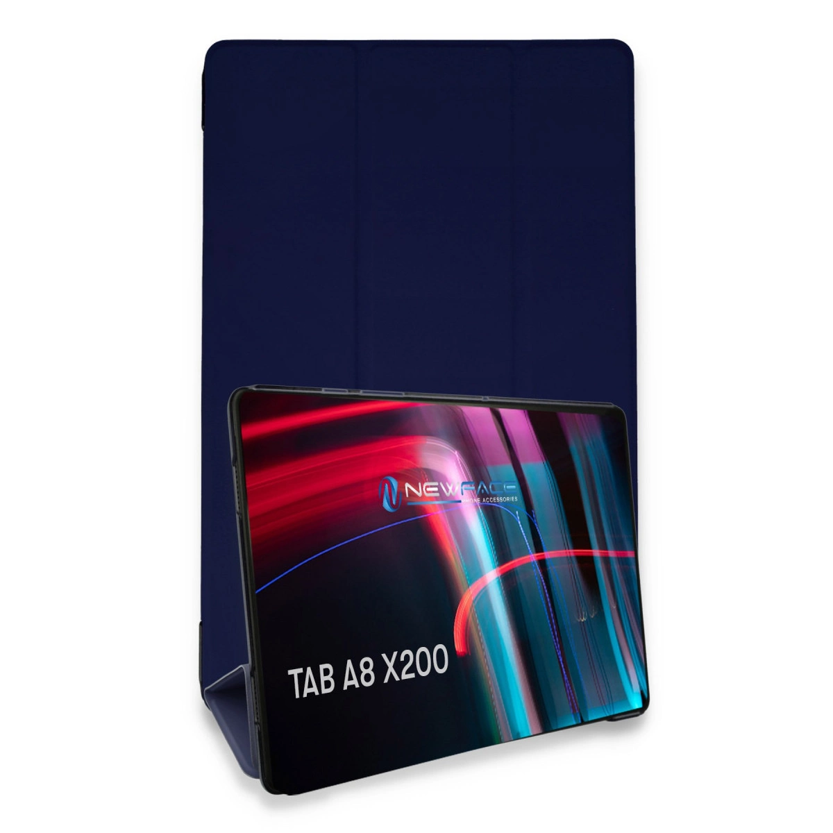 Evimdeyokyok Samsung Galaxy X200 Tab A8 10.5 Kılıf Tablet Smart Kılıf - Lacivert