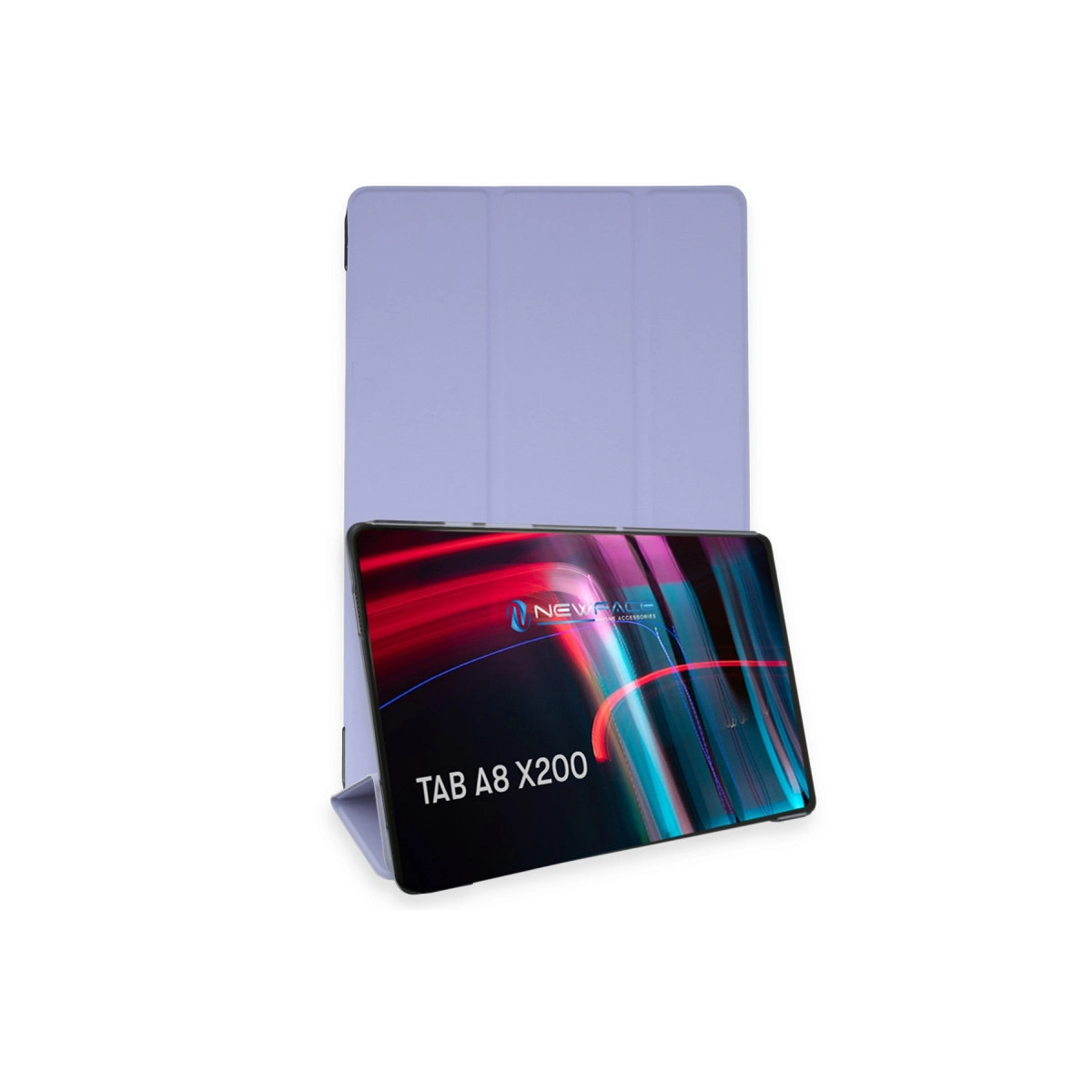 Evimdeyokyok Samsung Galaxy X200 Tab A8 10.5 Kılıf Tablet Smart Kılıf - Lila