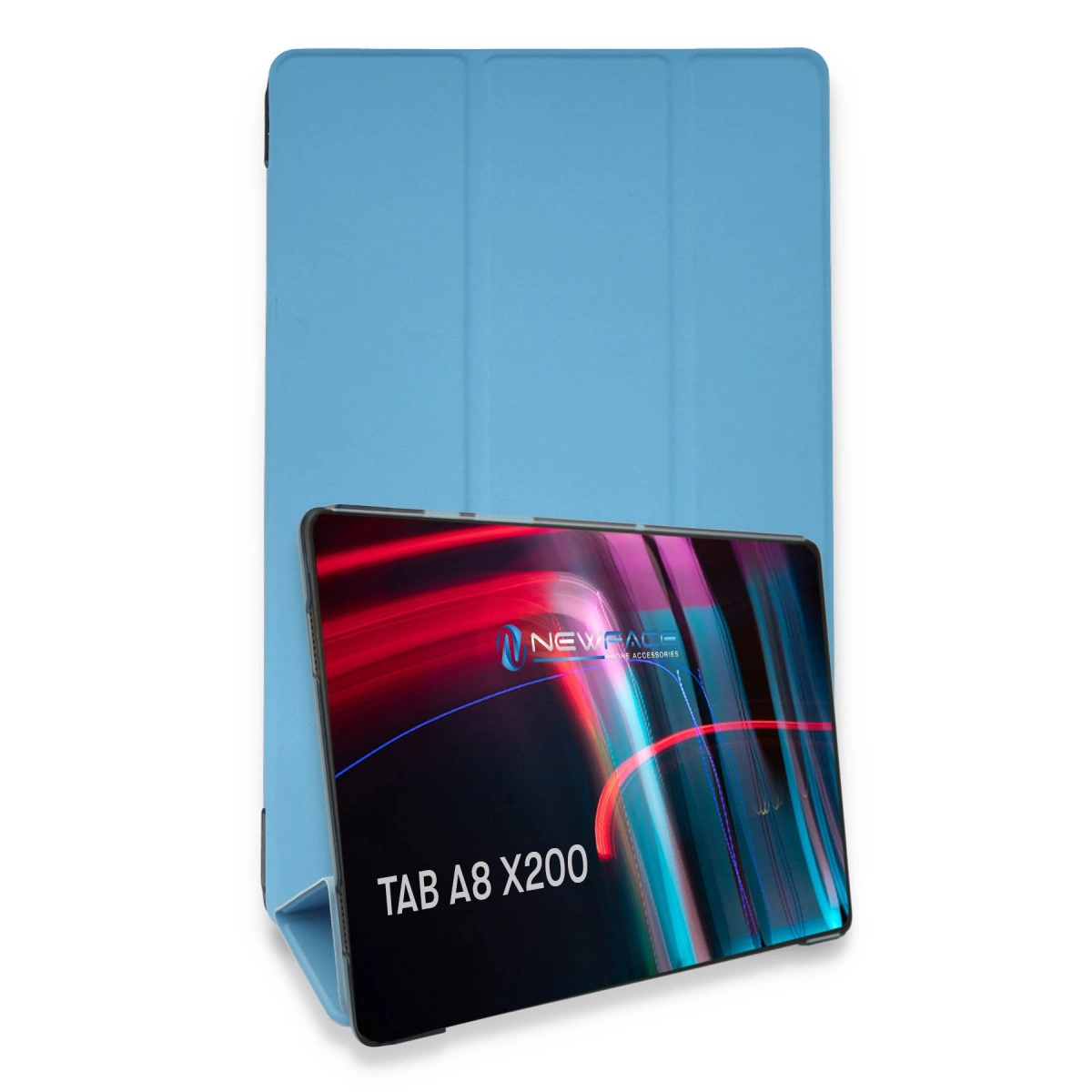 Evimdeyokyok Samsung Galaxy X200 Tab A8 10.5 Kılıf Tablet Smart Kılıf - Mavi