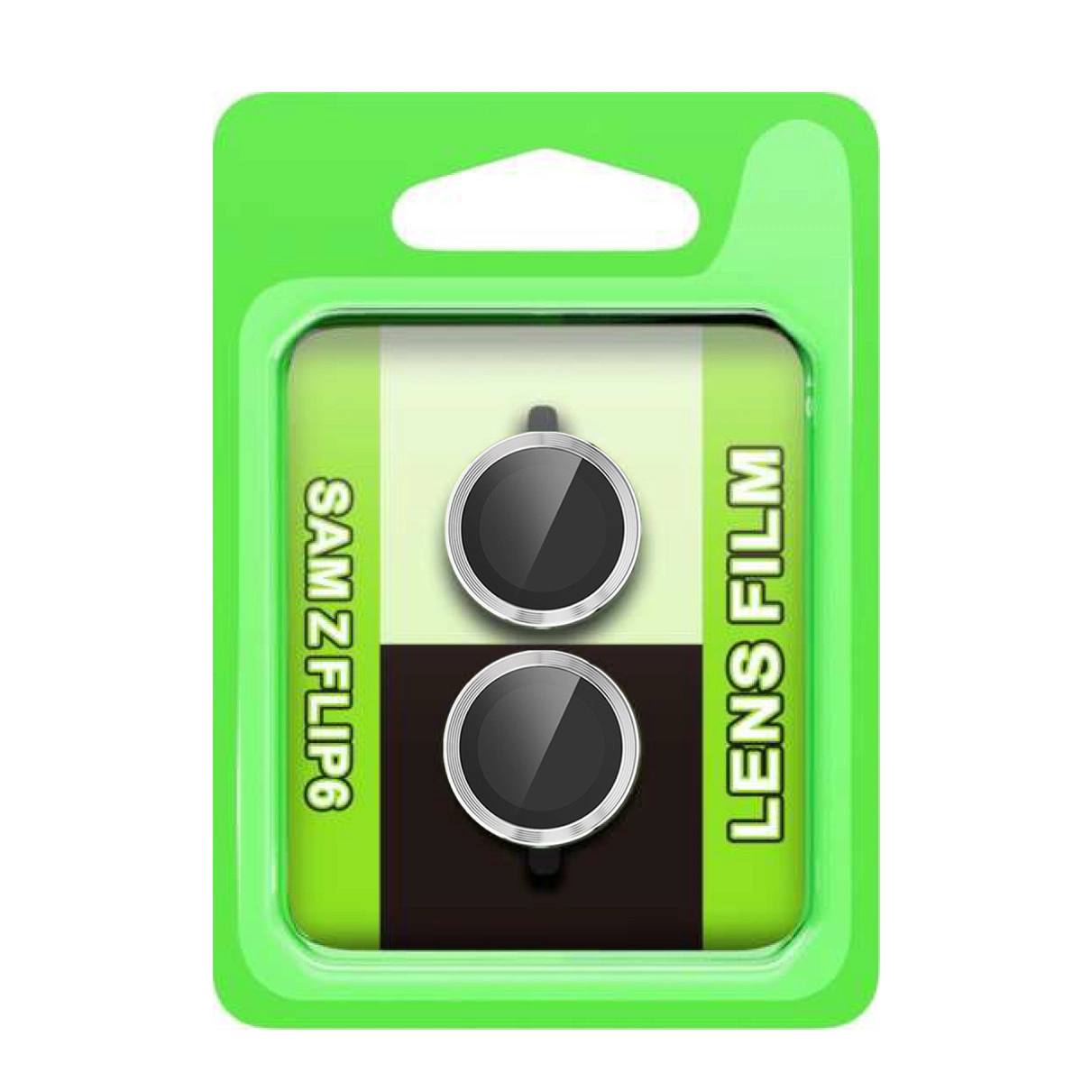 Evimdeyokyok Samsung Galaxy Z Flip 6 Raze Metal Kamera Lens - Gümüş