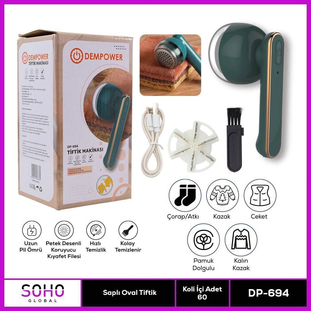 Evimdeyokyok Saplı Oval Tiftik Makinesi