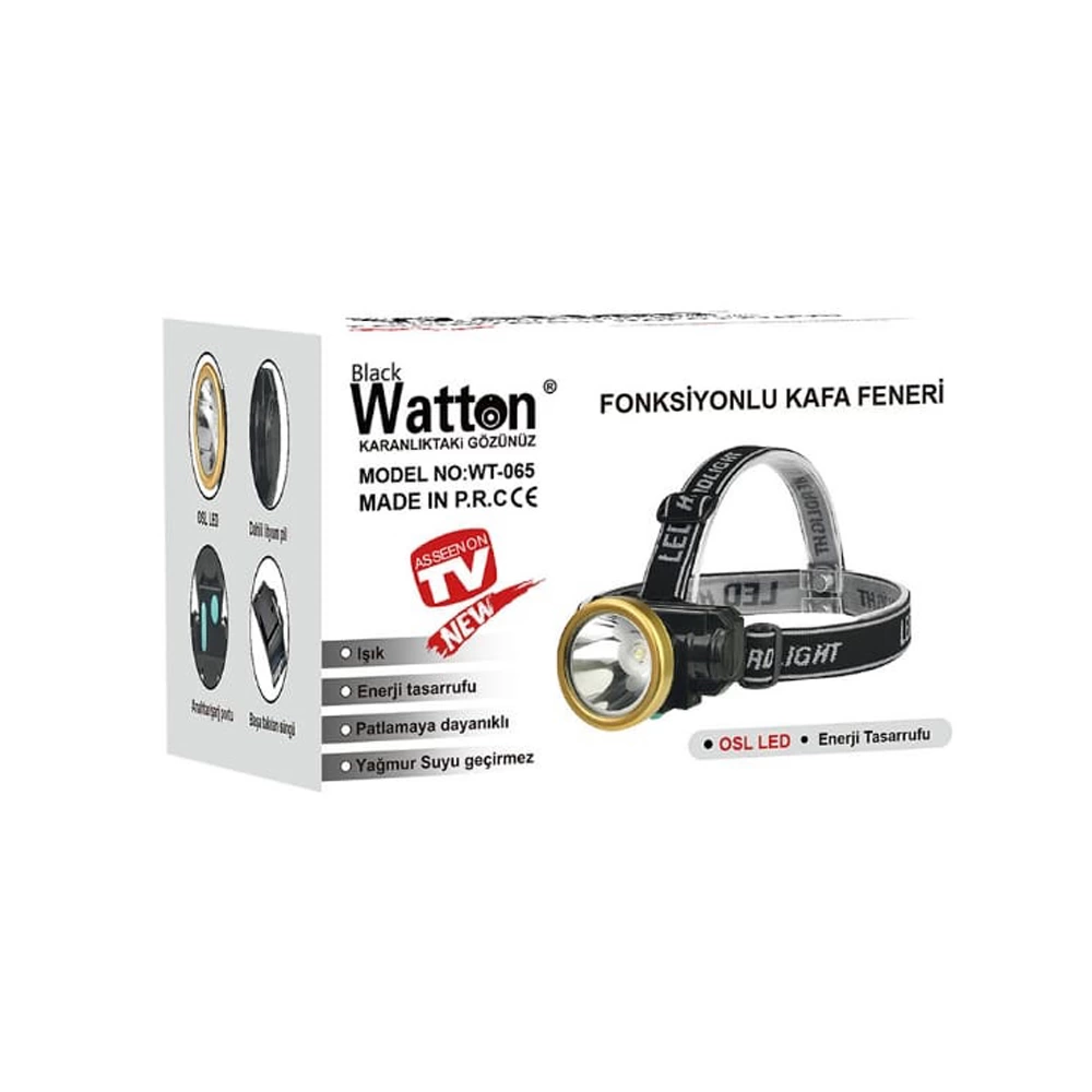 Evimdeyokyok Şarjlı Baret Lambası Osl Led  Wt-065
