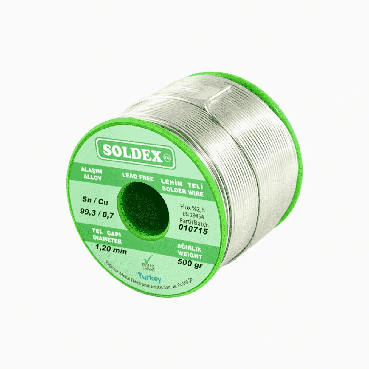 Evimdeyokyok Scn100 Gümüşsüz Özel Alaşım Lehim Teli 500 Gr - 1.2 Mm