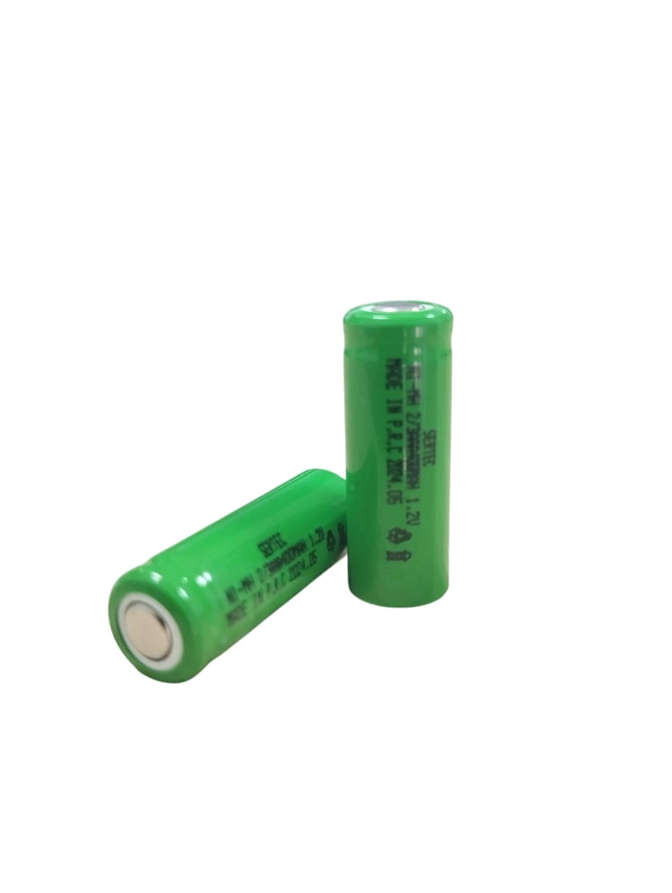 Evimdeyokyok Sertec - 1.2V 400 Mah - 2/3Aaa - Ni-Mh Şarjlı Pil - (Başsız / Flat Head)