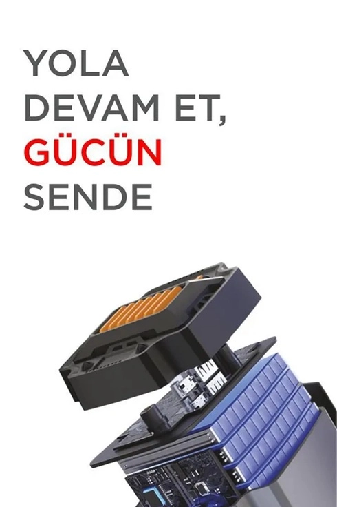 Evimdeyokyok Taşnabilir Dijital Ekranlı Araç Akü Takviyeli Işıklı Oto Marş Hava Kompresörü