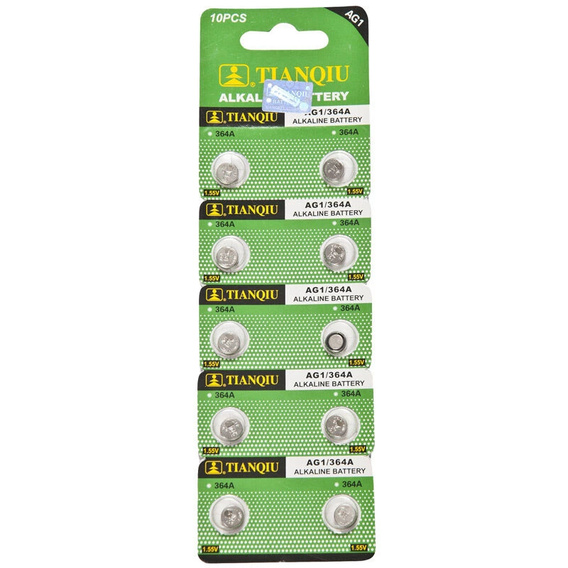 Evimdeyokyok Tianqiu Ag1 Lr621/364 Alkalin 10 Lu Düğme Pil