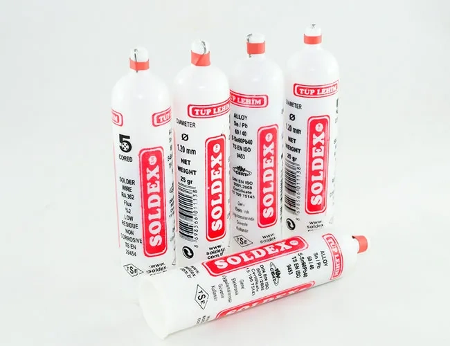 Evimdeyokyok Tüp Lehim 1,2 Mm 25 Gr - 5 Kanallı, Sn60 / Pb40