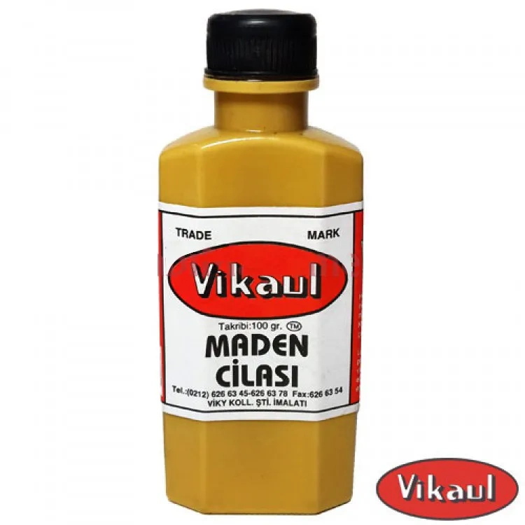 Evimdeyokyok Vikaul Metal Parlatıcı - Maden Cilası, Kavil 100 Gr - 12 Adet