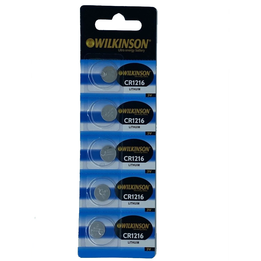 Evimdeyokyok Wilkinson 1216 3V Lityum Düğme Pil 5 Li Paket