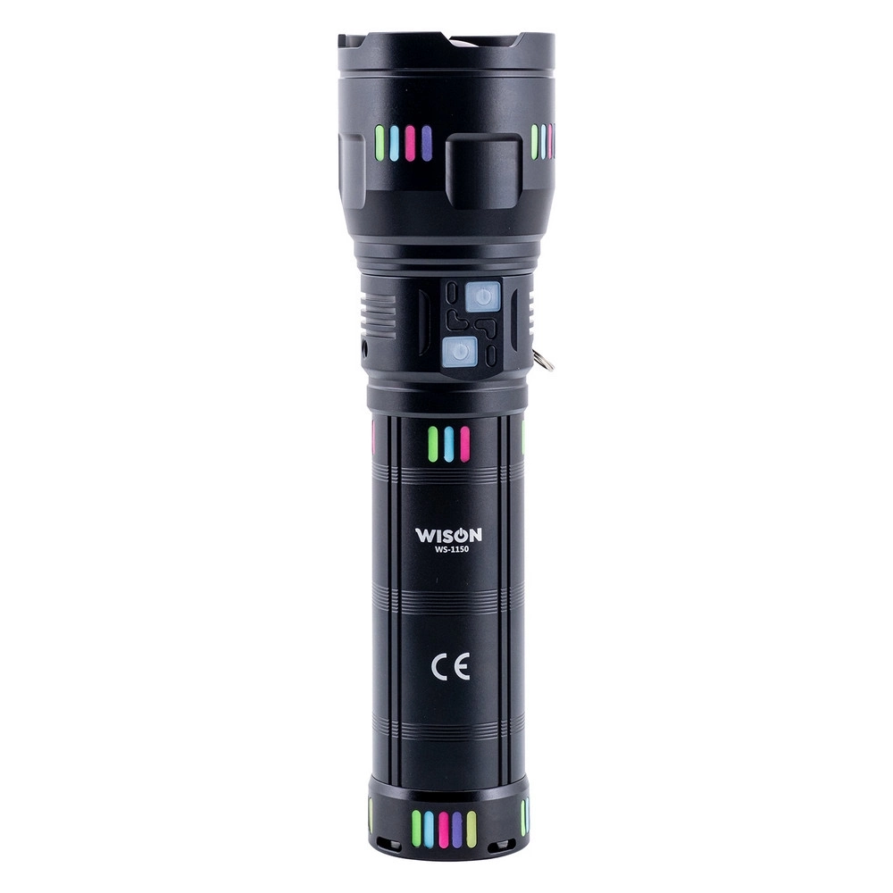 Evimdeyokyok Wison Ws-1150 Uzun Menzilli 60 Watt 5500 Lümen Profesyonel Güçlü El Feneri