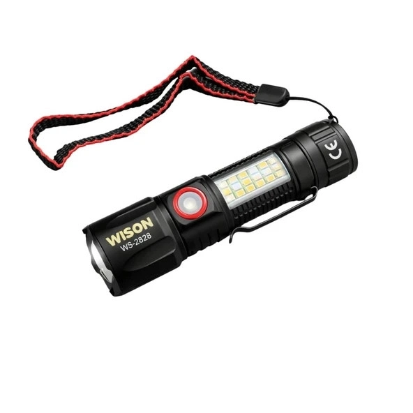 Evimdeyokyok Wison Ws-2828 1000 Lümen Mıknatıslı Usb Şarjlı El Feneri