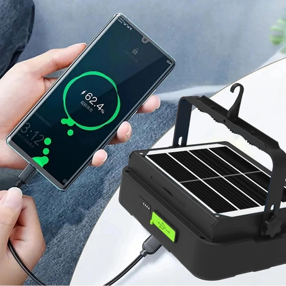 Evimdeyokyok Wison Ws-5570 150 Watt Güneş Enerjili Solar Kamp Feneri Projektör
