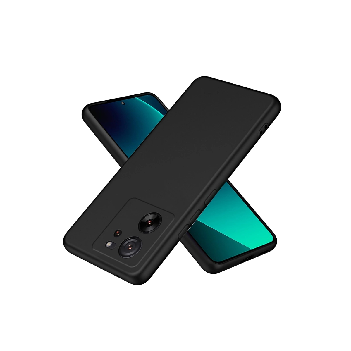 Evimdeyokyok Xiaomi Mi 13T Pro Kılıf Nano İçi Kadife Silikon - Siyah