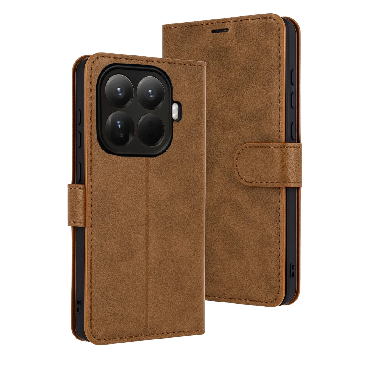 Evimdeyokyok Xiaomi Mi 15T Pro Trend S Plus Kapaklı Kılıf - Taba