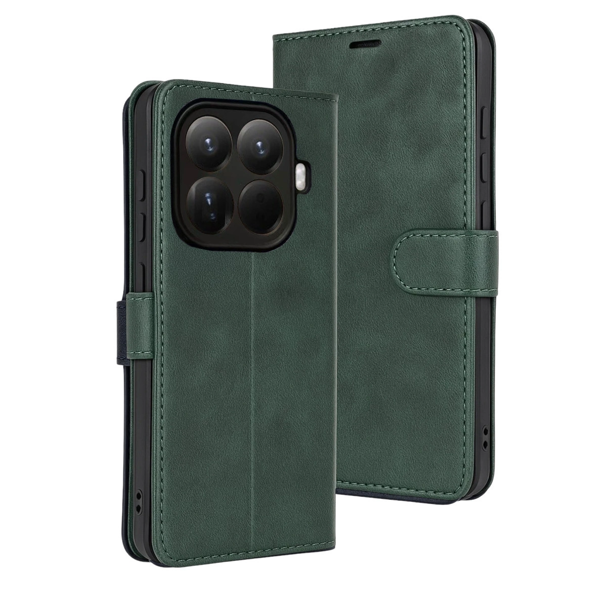 Evimdeyokyok Xiaomi Mi 15T Pro Trend S Plus Kapaklı Kılıf - Yeşil