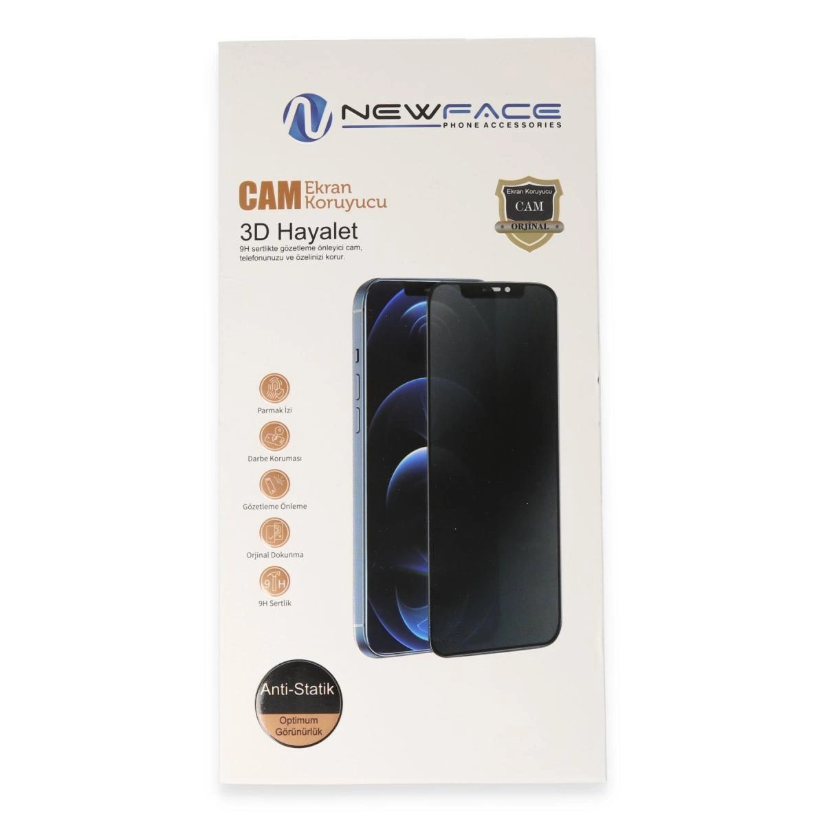 Evimdeyokyok Xiaomi Mi 17 Pro Max 3D Antistatik Hayalet Cam Ekran Koruyucu - Şeffaf