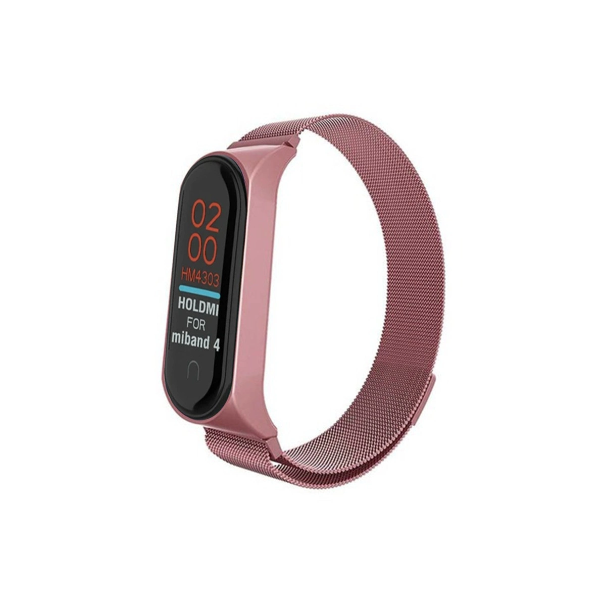 Evimdeyokyok Xiaomi Mi Band 4 Metal Mıknatıslı Kordon - Rose