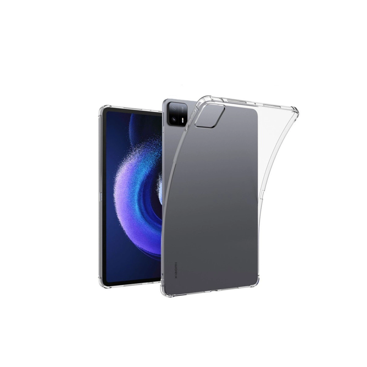 Evimdeyokyok Xiaomi Pad 6 Kılıf Anti Shock Tablet Silikon - Şeffaf