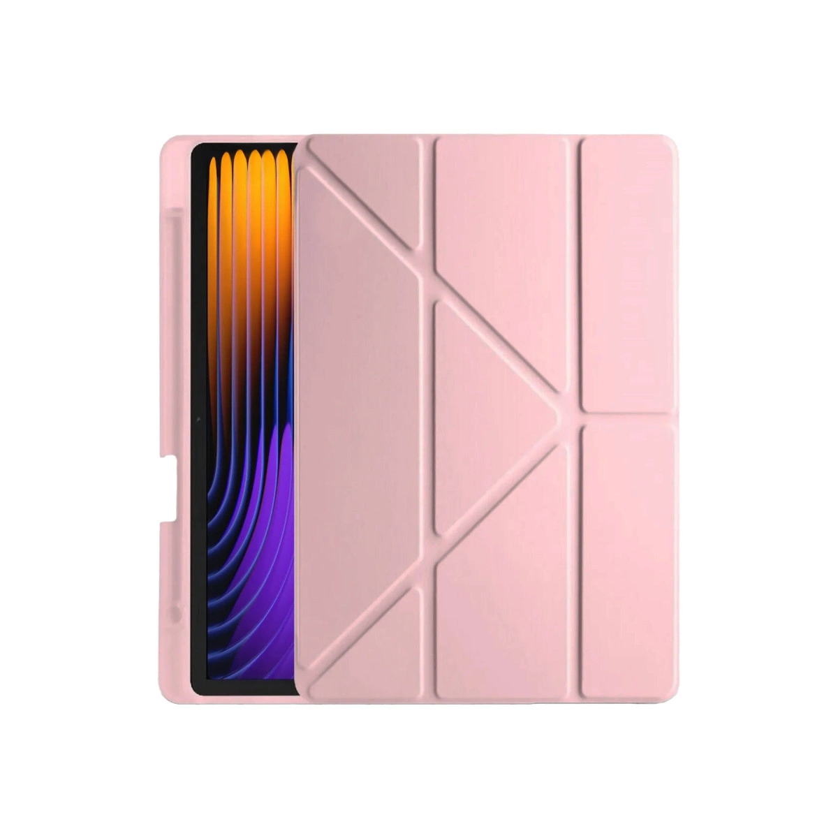 Evimdeyokyok Xiaomi Pad 7 Pro Kılıf Kalemlikli Mars Tablet Kılıfı - Rose Gold