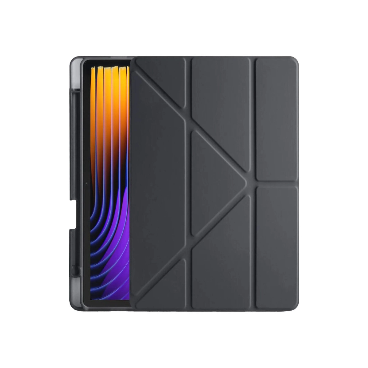 Evimdeyokyok Xiaomi Pad 7 Pro Kılıf Kalemlikli Mars Tablet Kılıfı - Siyah