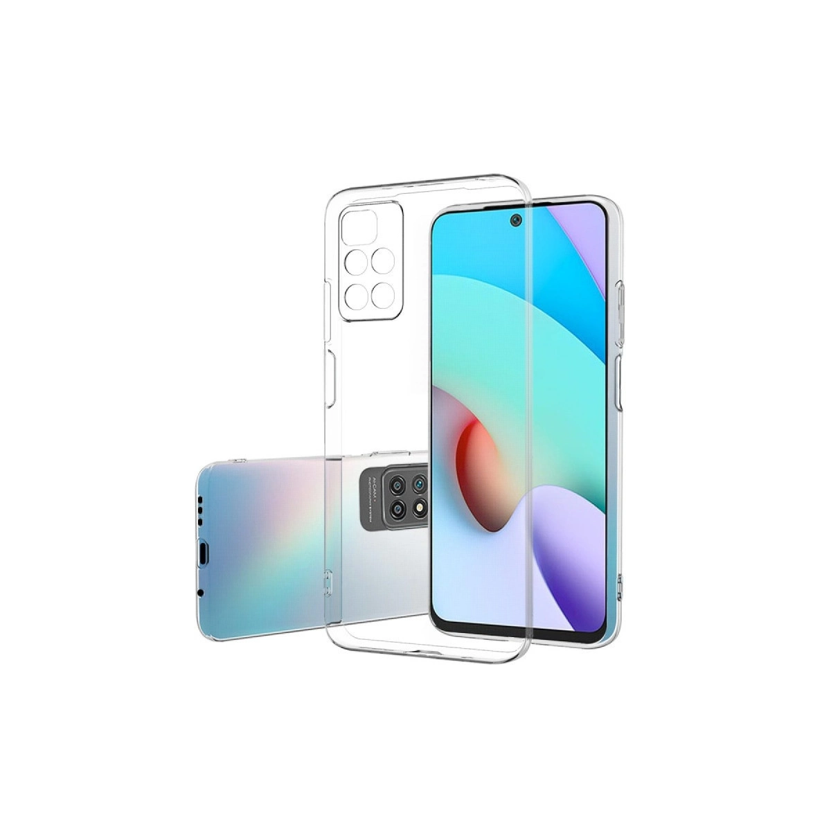 Evimdeyokyok Xiaomi Redmi 10 2022 Kılıf Lüx Şeffaf Silikon