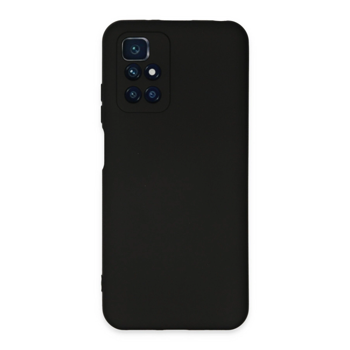 Evimdeyokyok Xiaomi Redmi 10 2022 Kılıf Nano İçi Kadife Silikon - Siyah