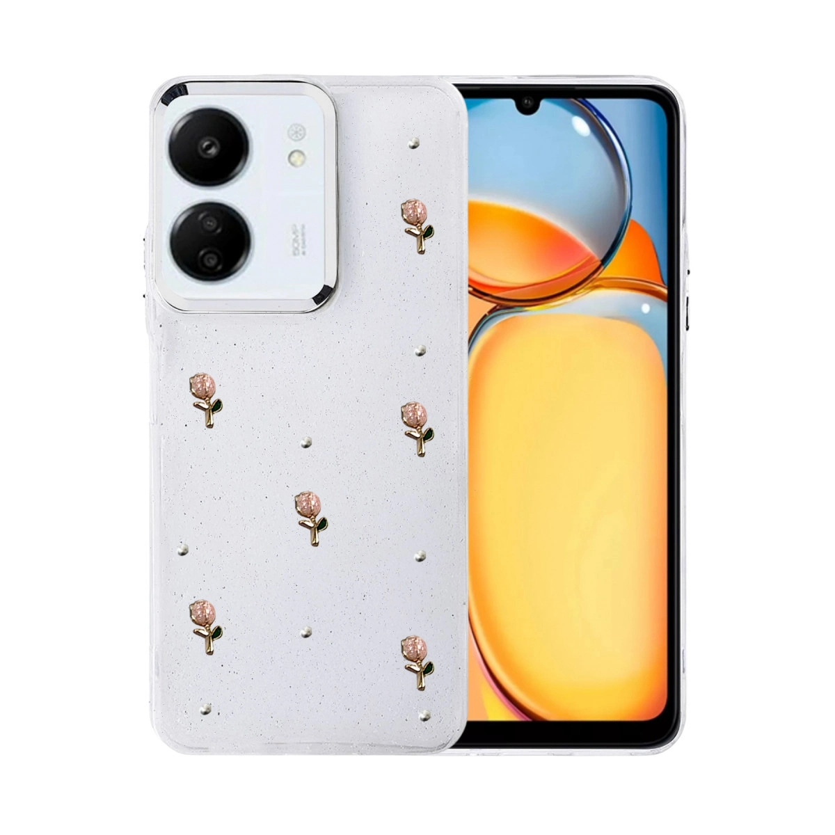 Evimdeyokyok Xiaomi Redmi 13C Fiyonk Desenli Kapak - Desen 6