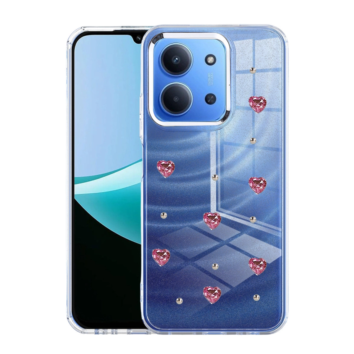Evimdeyokyok Xiaomi Redmi 15C 4G Fiyonk Desenli Kapak - Desen 3