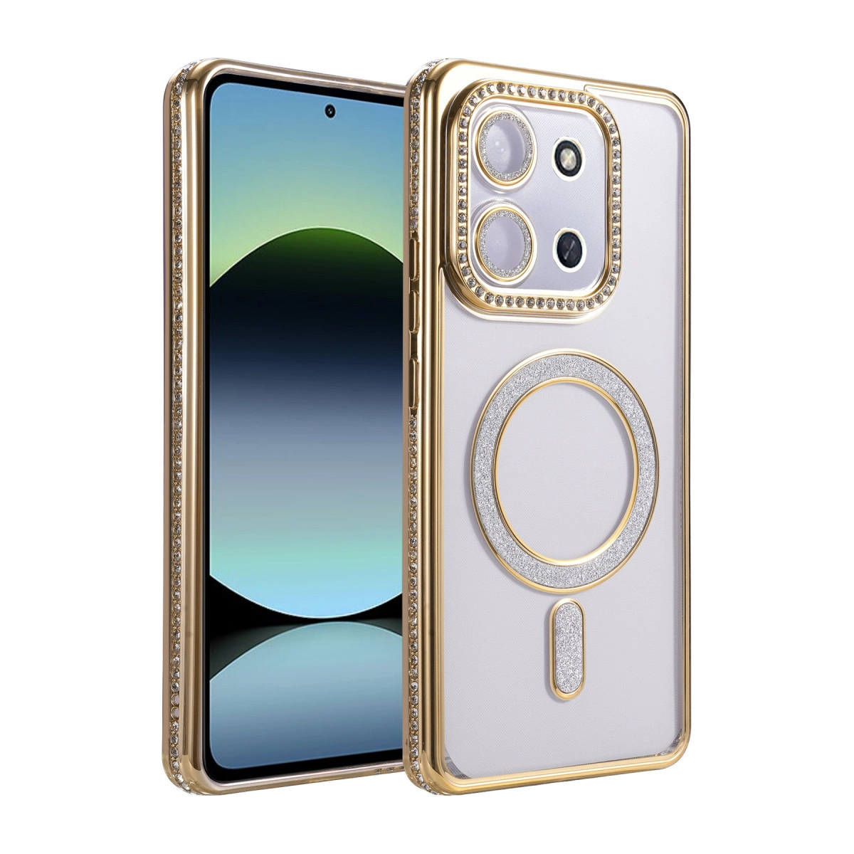 Evimdeyokyok Xiaomi Redmi 15C 4G Joke Simli Magneticsafe Kılıf - Gold