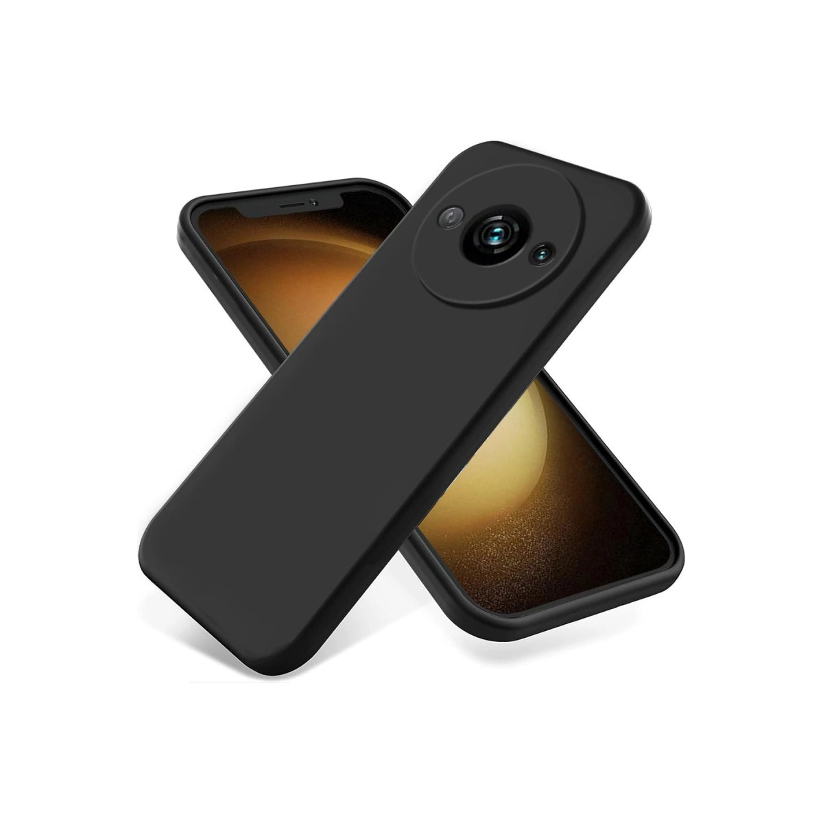 Evimdeyokyok Xiaomi Redmi A3 4G Kılıf First Silikon - Siyah