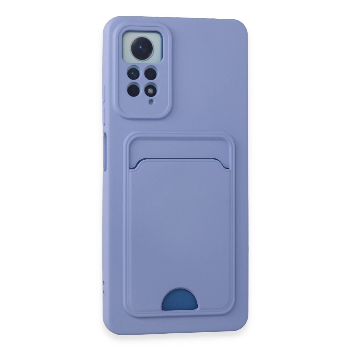 Evimdeyokyok Xiaomi Redmi Note 11 Pro Kılıf Kelvin Kartvizitli Silikon - Lila