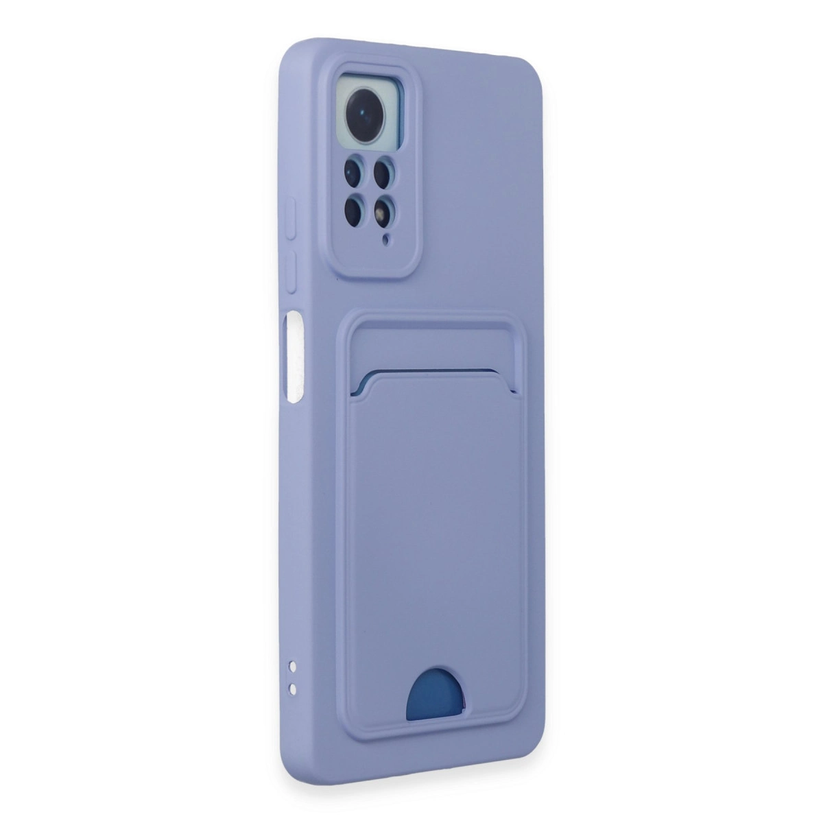 Evimdeyokyok Xiaomi Redmi Note 11 Pro Kılıf Kelvin Kartvizitli Silikon - Lila